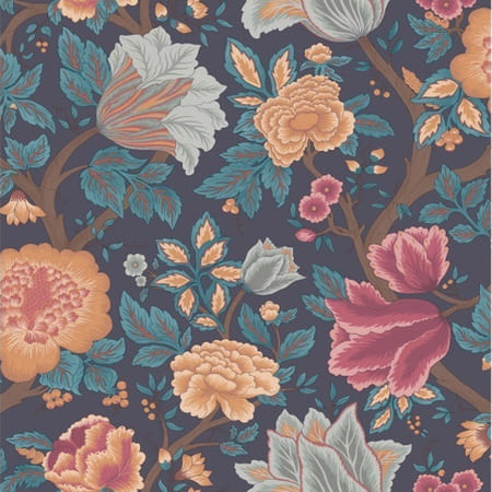 116/4014-CS Midsummer Bloom Orange Rose Cole & Son Wallpaper