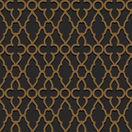 116/6025-CS Treillage Metallic Bronze Charcoal Cole & Son Wallpaper