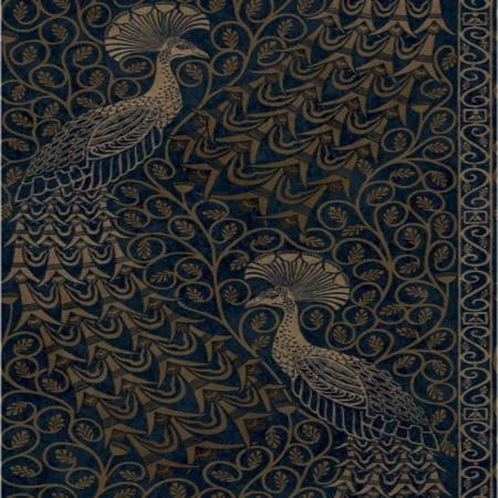 116/8030-CS Pavo Parade Metallic Bronze Midnight Cole & Son Wallpaper