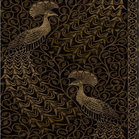 116/8032-CS Pavo Parade Metallic Gold Soot Cole & Son Wallpaper