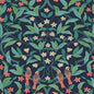 117/10030-CS Jasmine & Serin Symphony Coral Petrol Ink Cole & Son Wallpaper