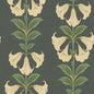 117/3006-CS Angels Trumpet Cream Olive Green Charcoal Cole & Son Wallpaper