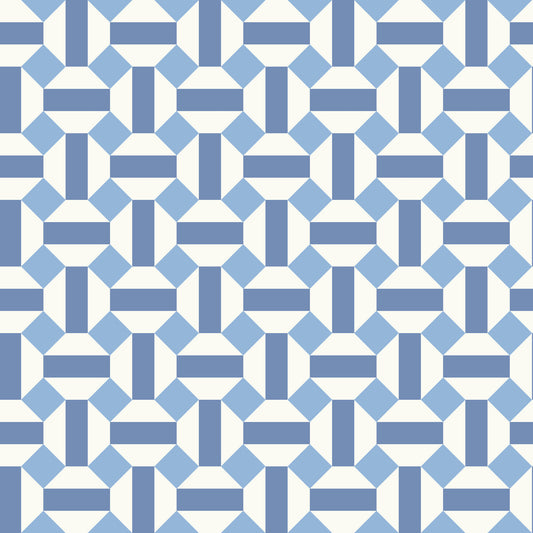 117/12037-CS Alicatado Hyacinth On Chalk Cole & Son Wallpaper