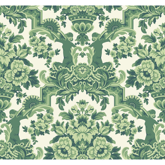 117/13040-CS Lola Forest Greens On White Cole & Son Wallpaper