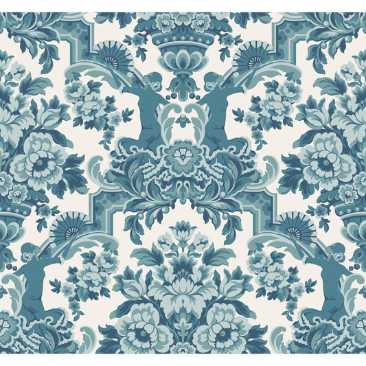 117/13042-CS LOLA PETROL BLUES ON WHITE  COLE & SON Wallpaper