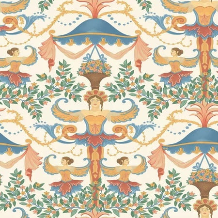 118/12028-CS CHAMBER ANGELS Cerulean Sky Cole & Son Wallpaper