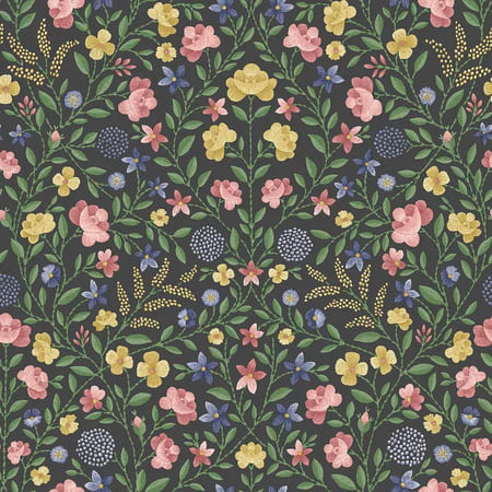 118/13030-CS COURT EMBROIDERY Yellow Rose Cole & Son Wallpaper