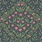 118/2003-CS TUDOR GARDEN Plum Olive Green Cole & Son Wallpaper