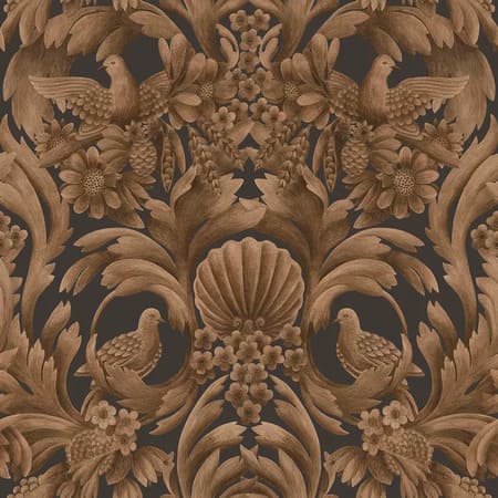 118/9018-CS GIBBONS CARVING Metallic Bronze Cole & Son Wallpaper