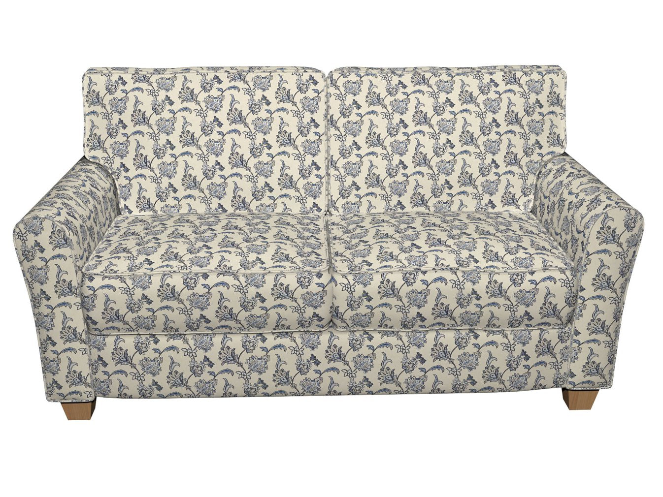 1191 Floral Persian Blue  Blue Charlotte Fabrics