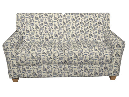1191 Floral Persian Blue  Blue Charlotte Fabrics