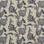 1191 Floral Persian Blue  Blue Charlotte Fabrics