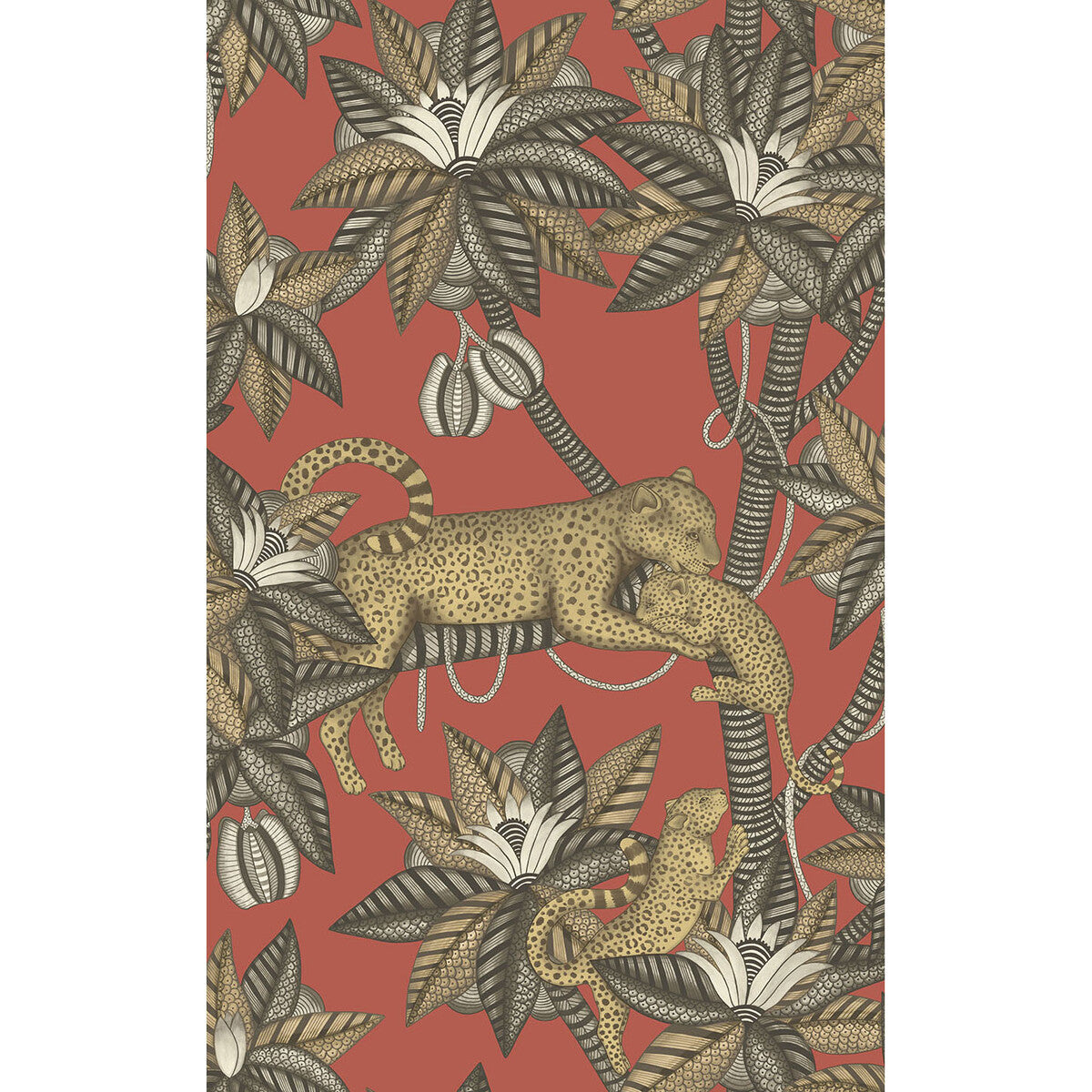 119/3014-CS SATARA SOOT&METGLD/ROUGE COLE & SON Wallpaper