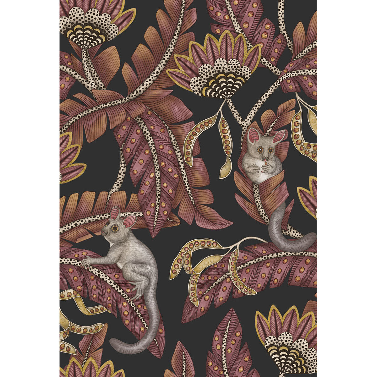 119/7033-CS BUSH BABY CRMSN&MRGLD/CHRCL COLE & SON Wallpaper