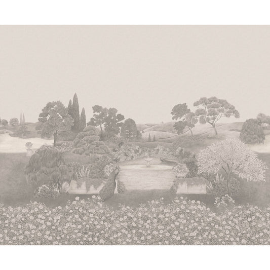 120/1002M-CS IDYLL METALLIC PLATINUM PEARL COLE & SON Wallpaper