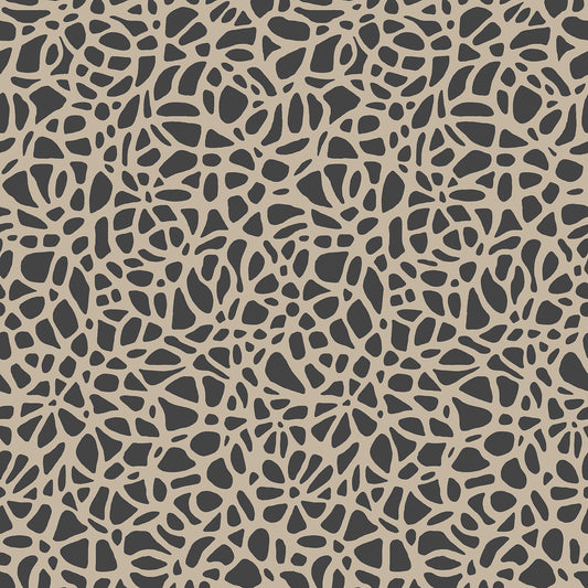 121FLOCK01 1838-Wallcoverings WALLPAPER - WP # 01 JET AURORA