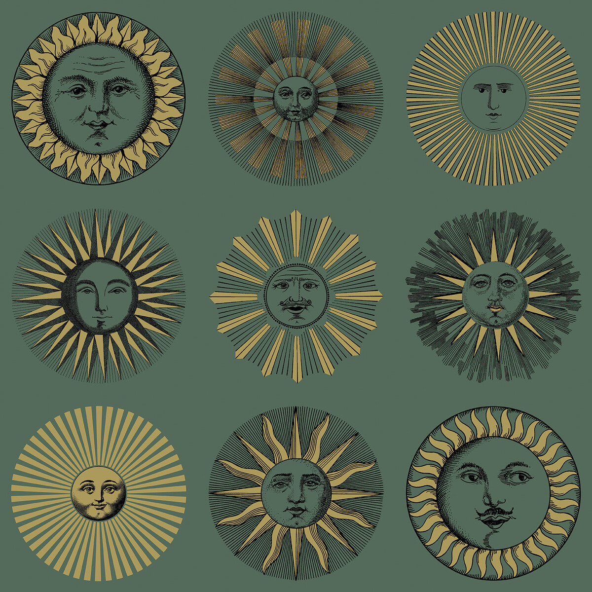 123/1005-CS SOLI EMERALD & GOLD COLE & SON Wallpaper