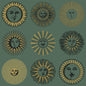 123/1005-CS SOLI EMERALD & GOLD COLE & SON Wallpaper