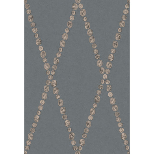 123/4020-CS CAMMEI SLATE & ROSE GOLD COLE & SON Wallpaper