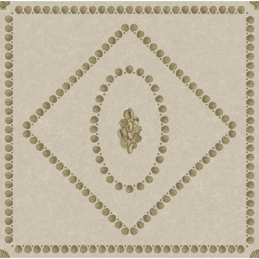 123/5025-CS CONCHIGLIE GOLD ON STONE COLE & SON Wallpaper
