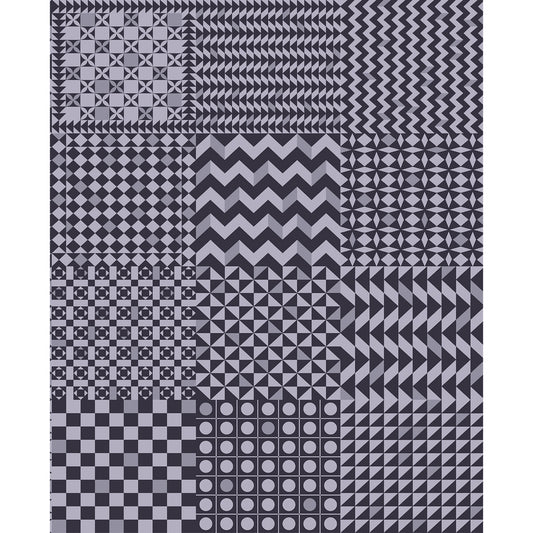 123/7033-CS GEOMETRICO MAGENTA & INK COLE & SON Wallpaper