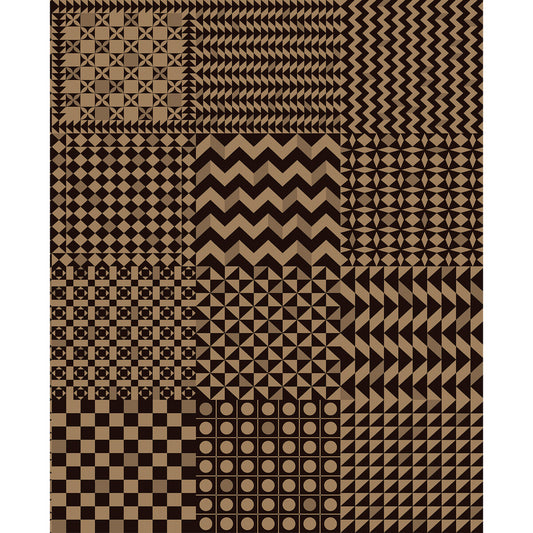 123/7036-CS GEOMETRICO BLACK & GOLD COLE & SON Wallpaper