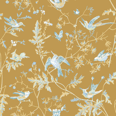 124/1006-CS HUMMINGBIRDS GREY/GOLD COLE & SON Wallpaper