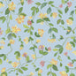 124/3018-CS FLORA BLUE/ORANGE COLE & SON Wallpaper