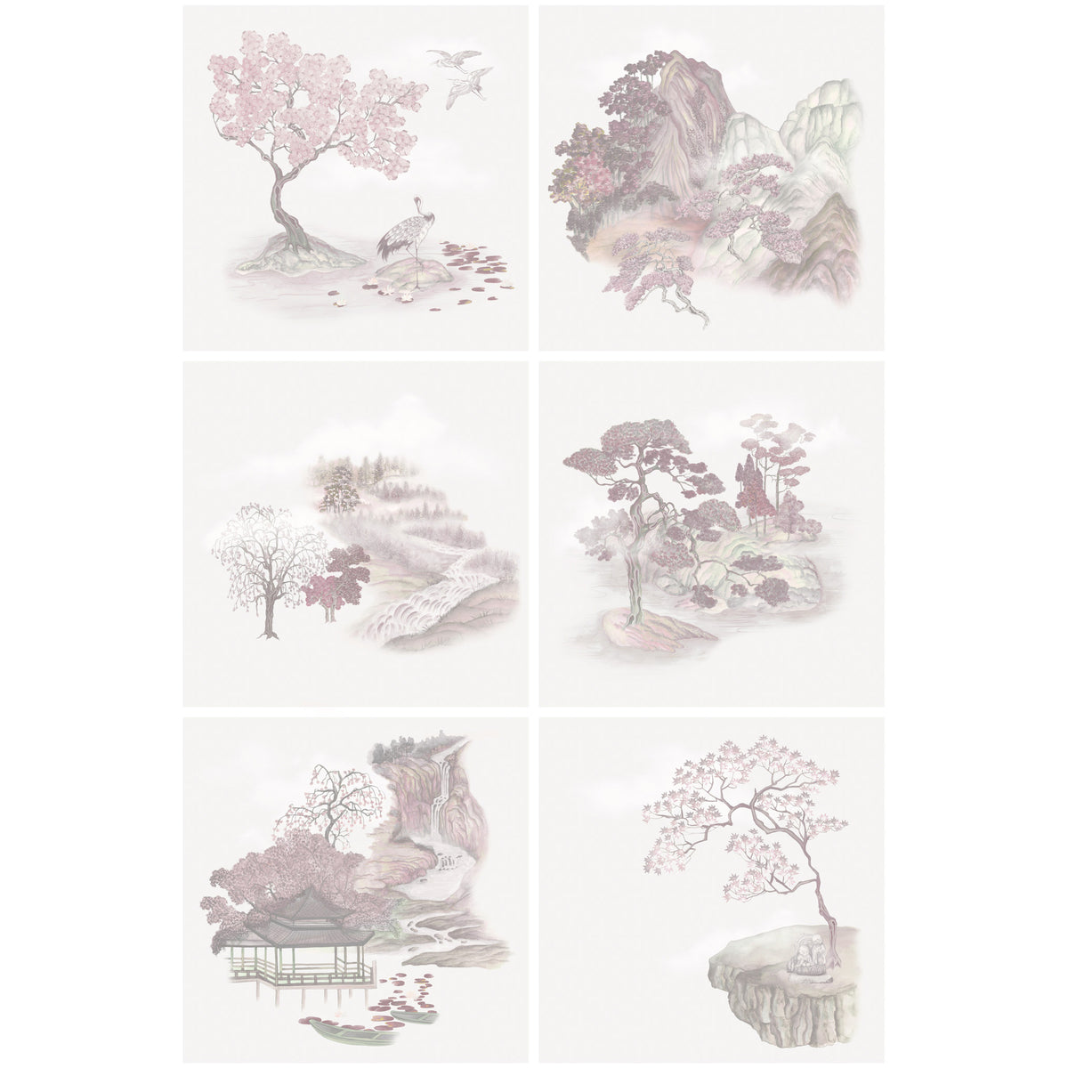 126/10035-CS COLE & SON TILE TOILE PINK