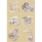 126/10038-CS COLE & SON TILE TOILE METALLIC GILDED AUTUMNAL