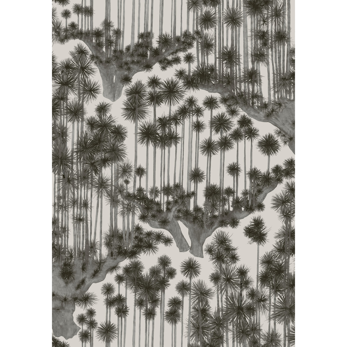 126/6018-CS COLE & SON JAPANESE WOODS CHARCOAL