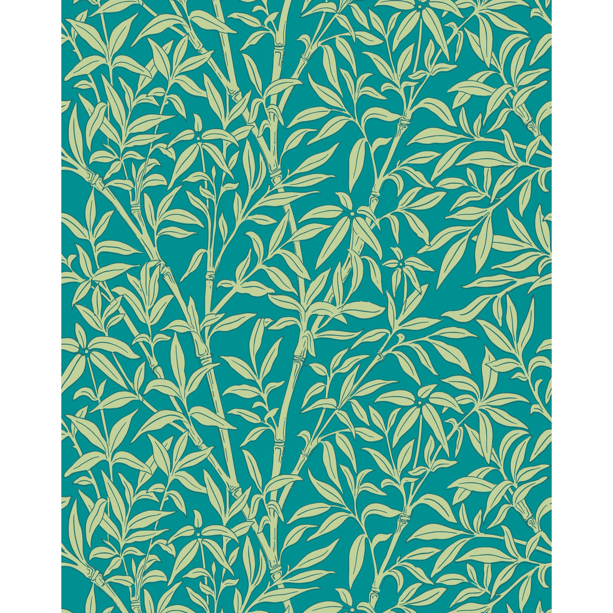 127/1003-CS COLE & SON BAMBOO FOREST PETROL