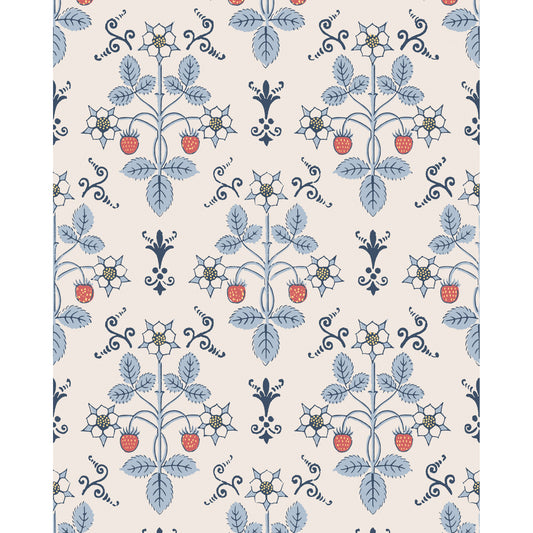 127/2010-CS COLE & SON STRAWBERRY BLUE/CREAM