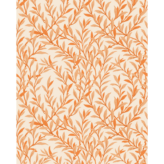 127/7034-CS COLE & SON WILLOW BRANCH TANGERINE/CREAM