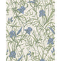 128/5023-CS COLE & SON IRIS IRIS BLUE ON STONE