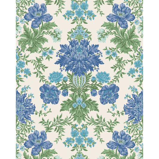 128/7035-CS COLE & SON POPPIES SAPPHIRE