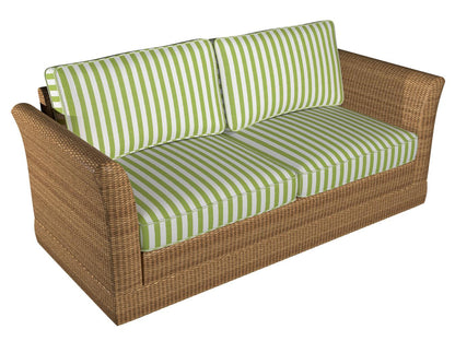 1290 Stripe Lime Canopy Green Charlotte Fabrics