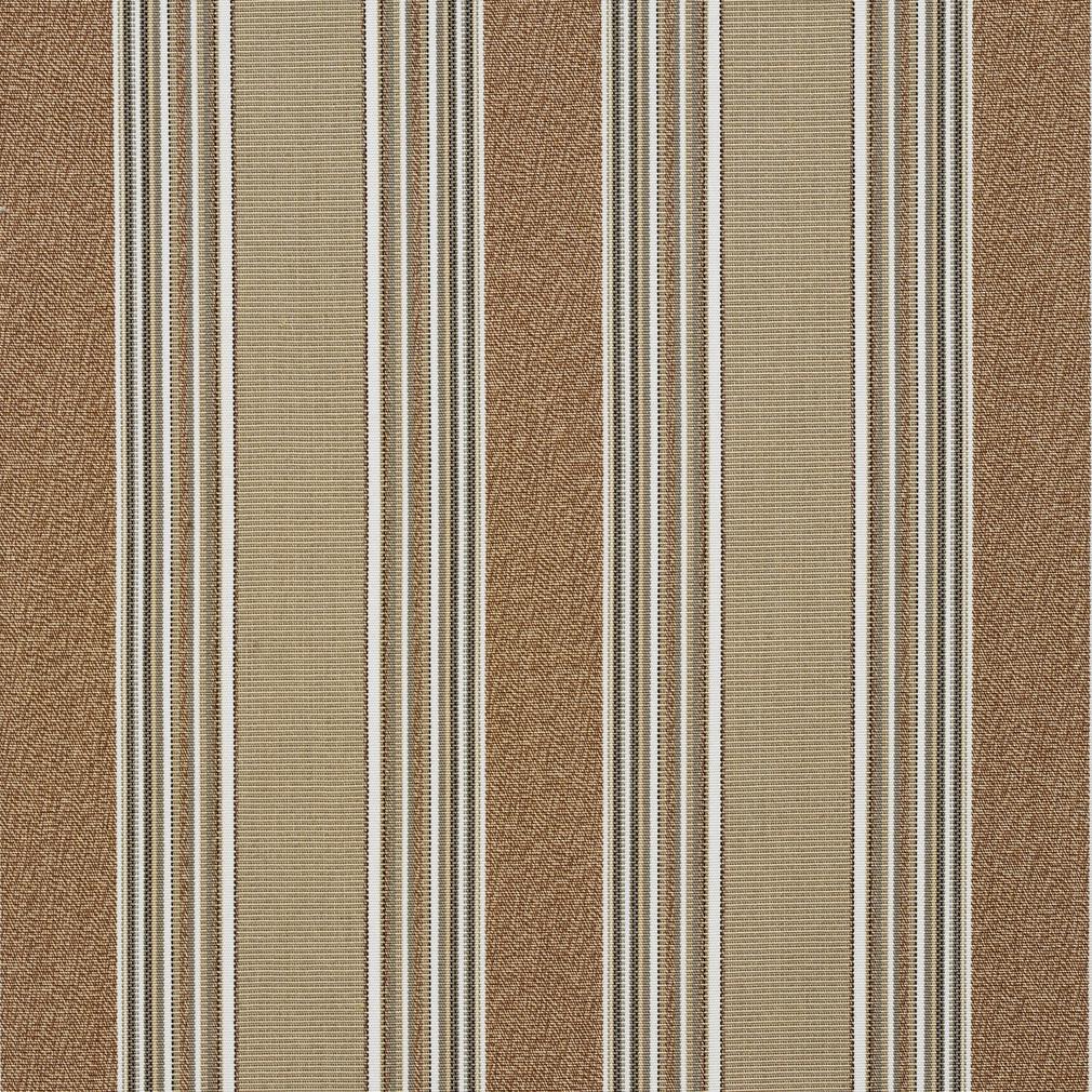 1291 Stripe Birch Brown Charlotte Fabrics