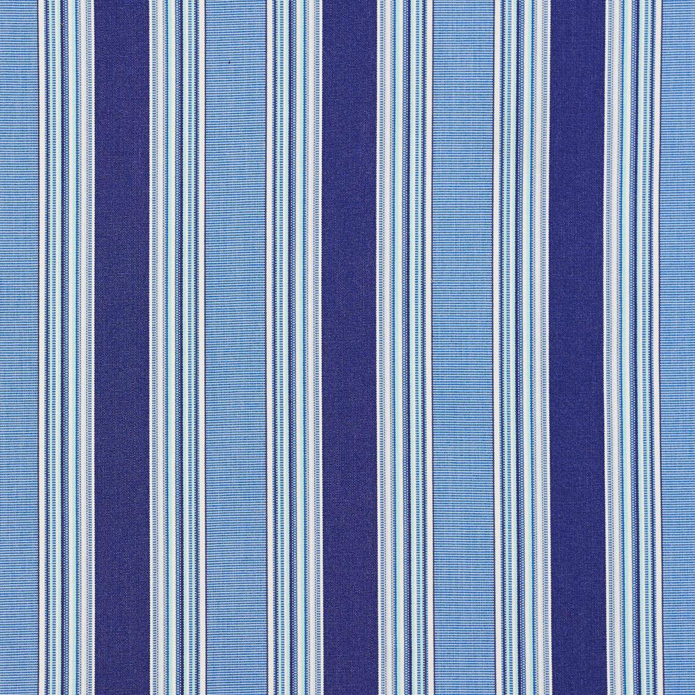 1292 Stripe Ocean Blue Charlotte Fabrics