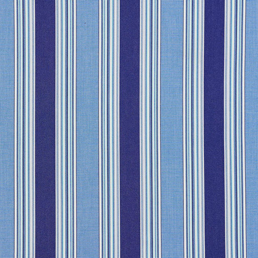 1292 Stripe Ocean Blue Charlotte Fabrics