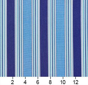 1292 Stripe Ocean Blue Charlotte Fabrics