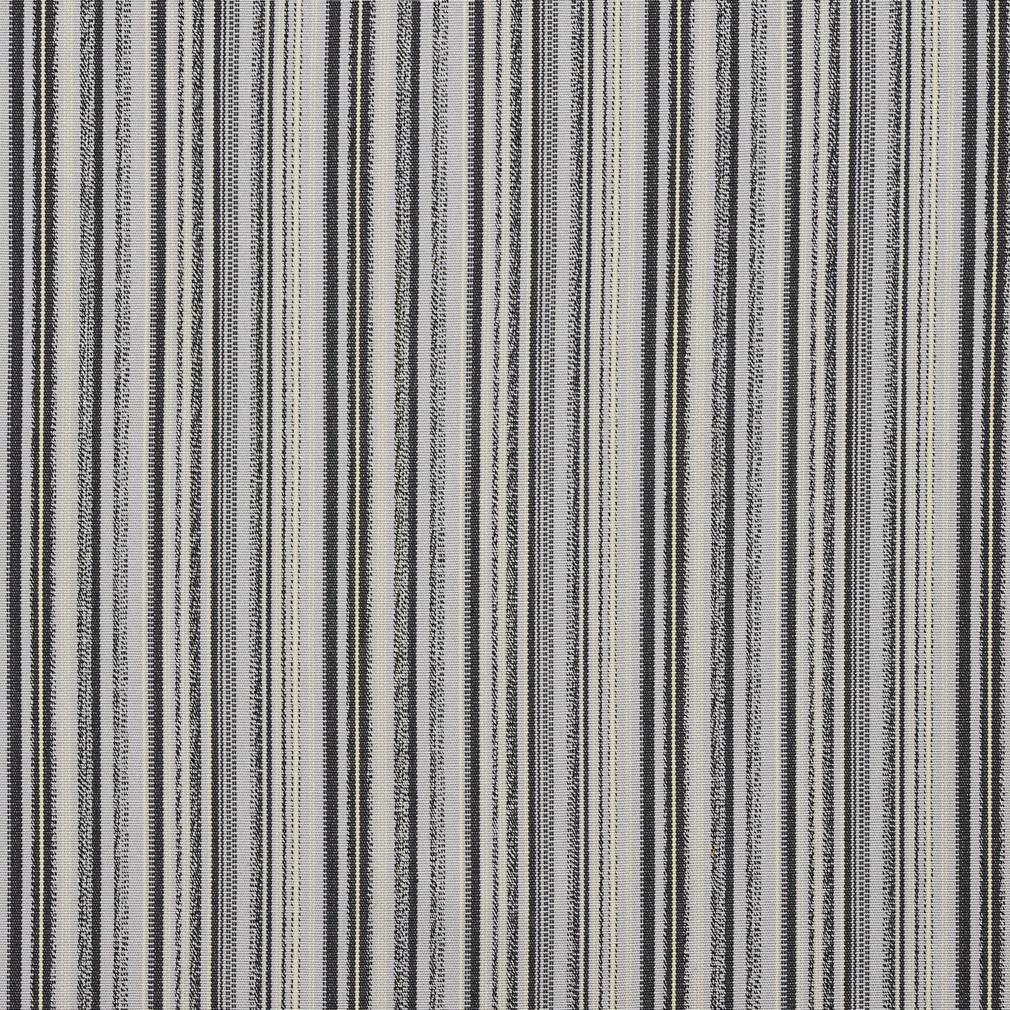 1293 Stripe Zinc Grey & Silver Charlotte Fabrics