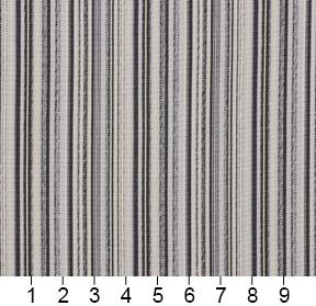 1293 Stripe Zinc Grey & Silver Charlotte Fabrics
