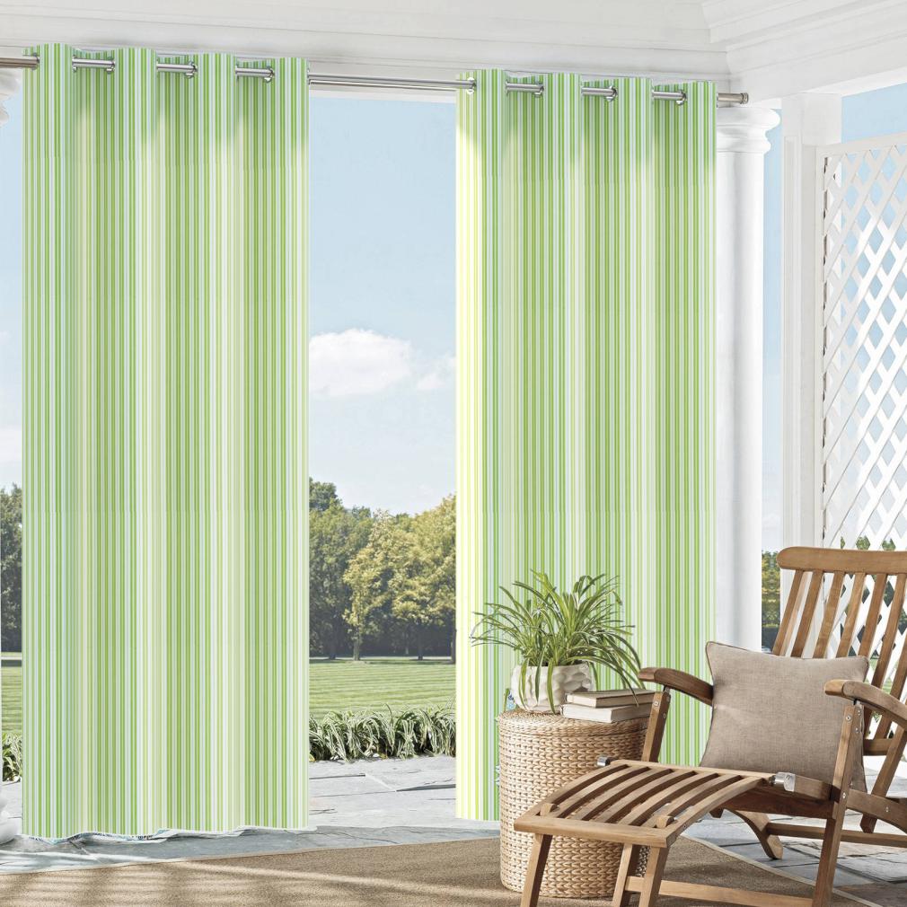 1294 Stripe Lime Classic Green Charlotte Fabrics