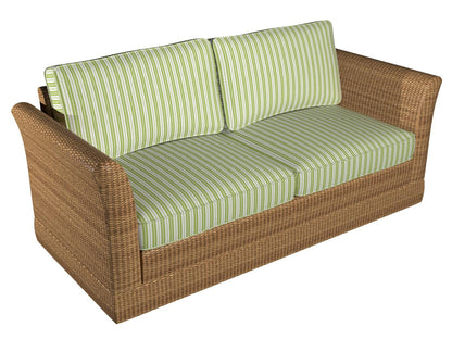 1294 Stripe Lime Classic Green Charlotte Fabrics