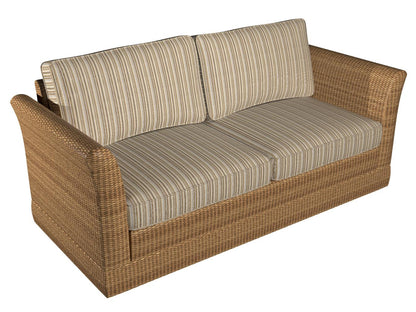 1295 Stripe Desert Brown Charlotte Fabrics