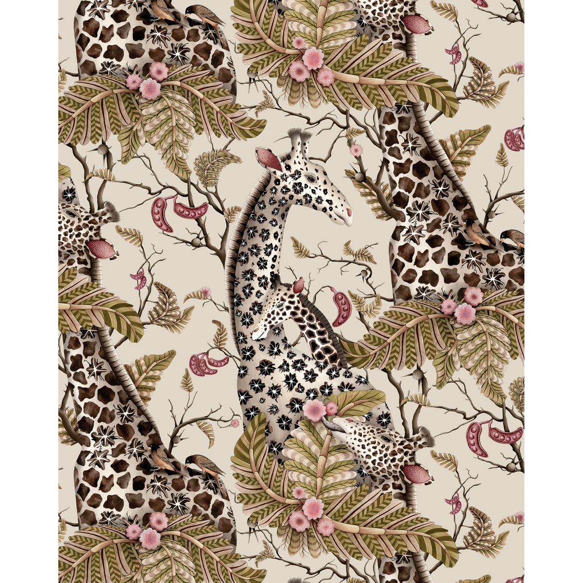 129/3012-CS COLE & SON ROYAL GIRAFFE STONE