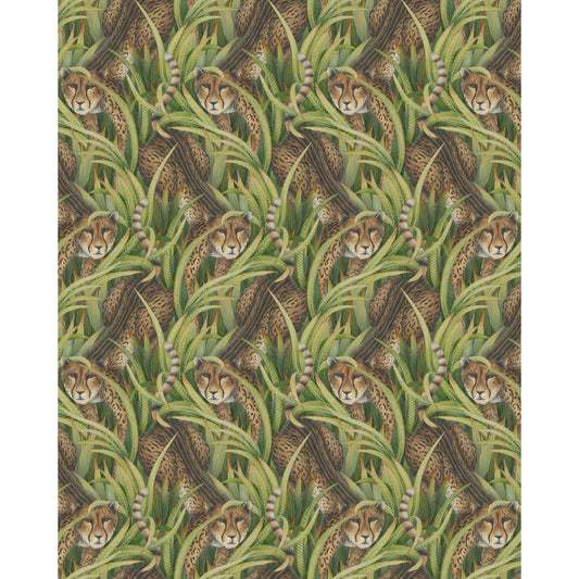 129/8042-CS COLE & SON CHEETAH PROWL GRASS