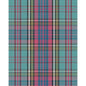 130/1001-CS COLE & SON MACANDREAS TARTAN CYAN