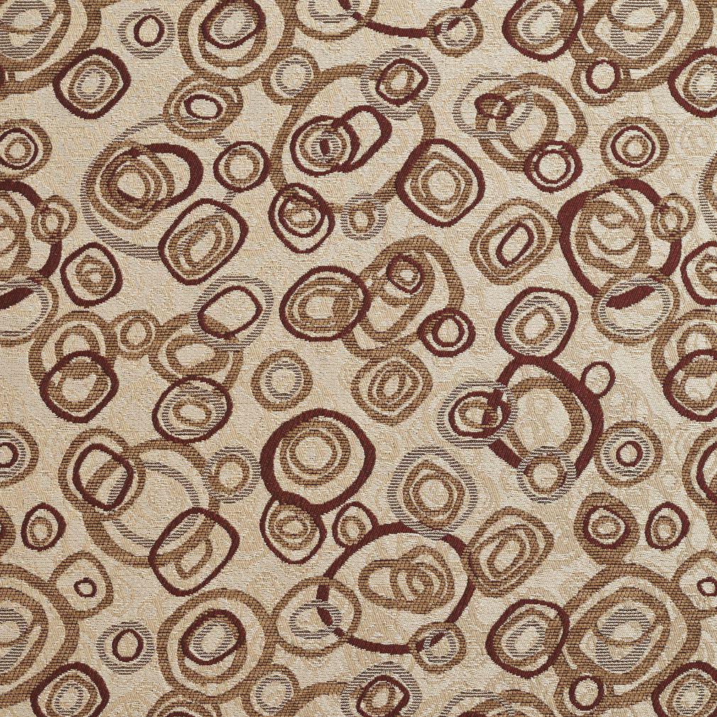 1311 Abstract & Geometric Brandy Sphire Red & Burgundy Charlotte Fabrics